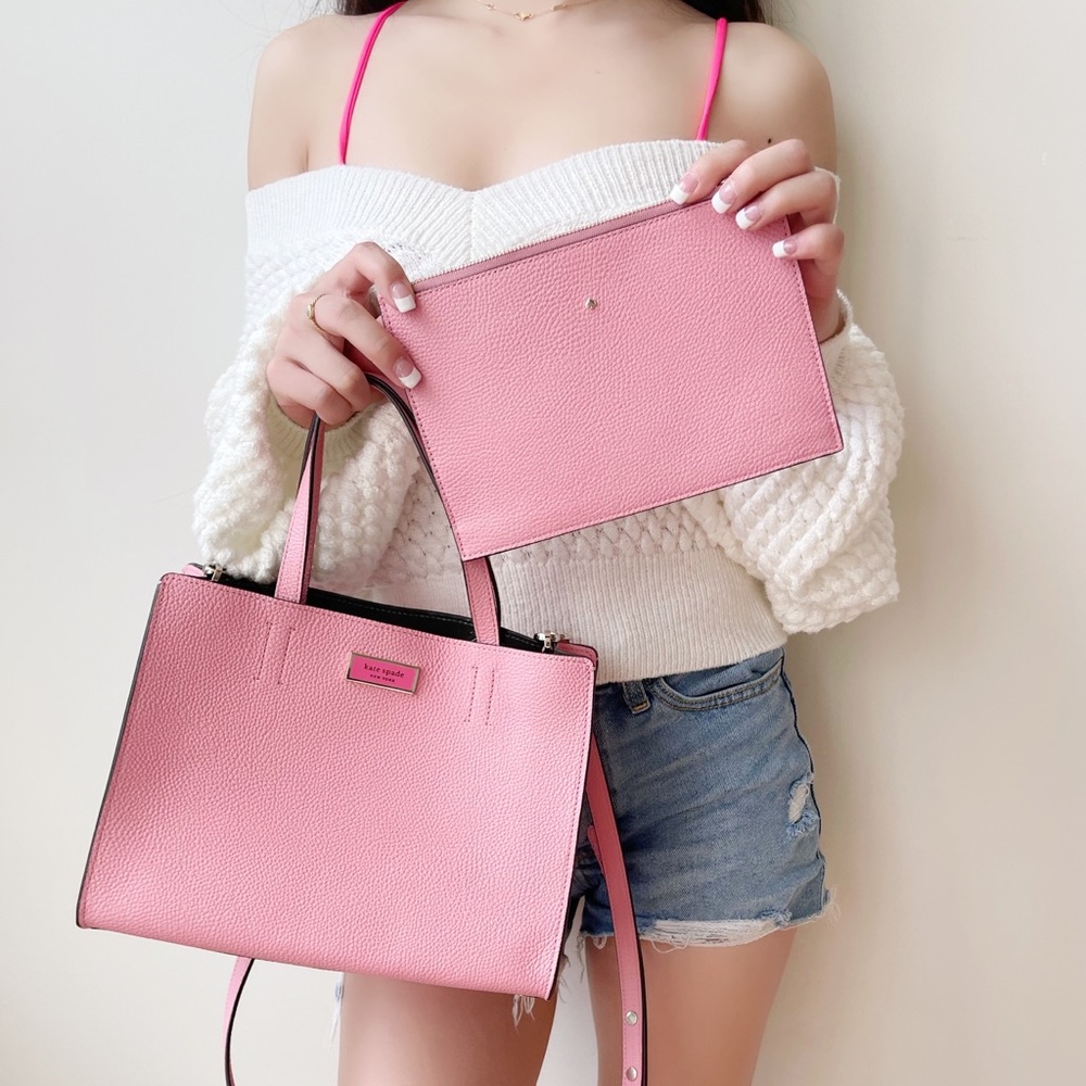 Kate Spade Satchel/Crossbody & Pouch ♠️ - Picture 2 of 4